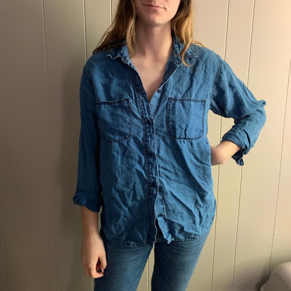 Madewell Blue collared shirt